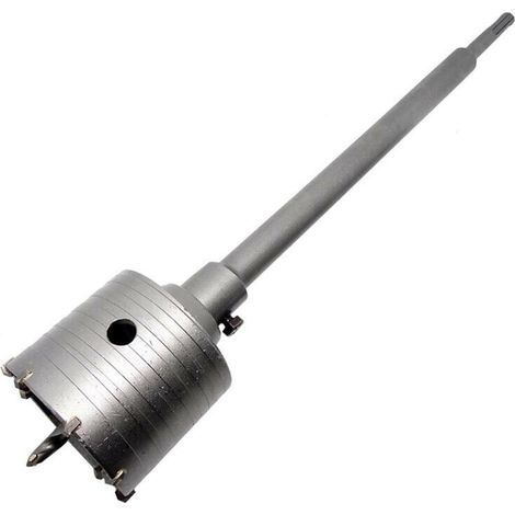 Fresa A Tazza 65 Cm Asta Prolunga 600 Mm Barra Per Trapano Attacco Sds Plus