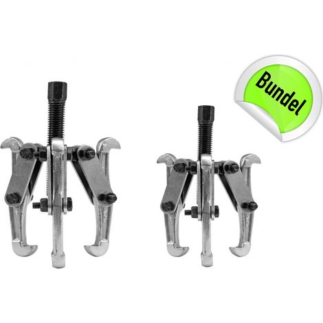 2 Tlg Set Innen und Außen Abzieher Dreiarm 100 mm 150 mm (1/4)