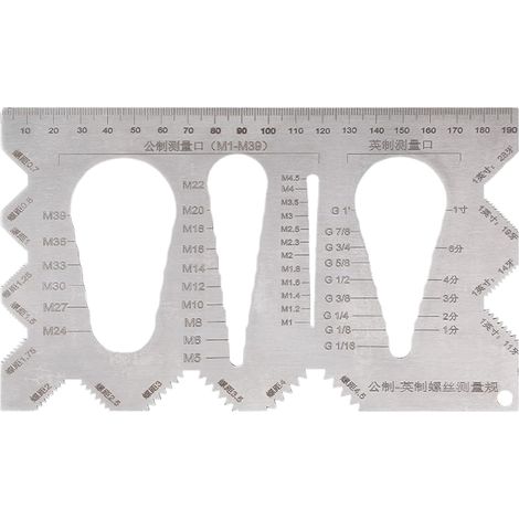 de jauge de boulon Identificateur de filetage de vis pour (1/5)