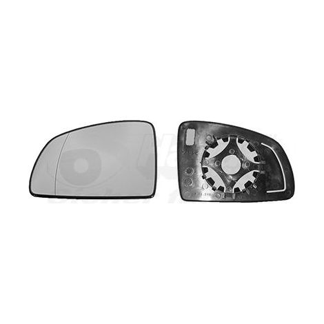 Verre de rétroviseur, rétroviseur extérieur VAN WEZEL 3781831 OPEL 13148958