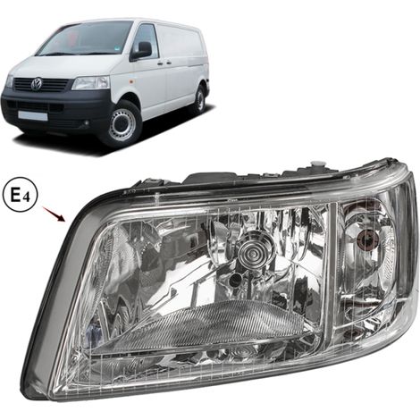 Phare pour VW Transporter T5 de 2003 à 2009, avec moteur, côté droit 7H1941016S