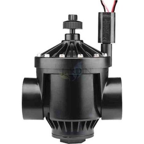 Hunter PGV-151 Bewässerungsventil, 9V Latch, 1 1/2'' mit Durchflussregler, für batteriebetriebene Steuergeräte