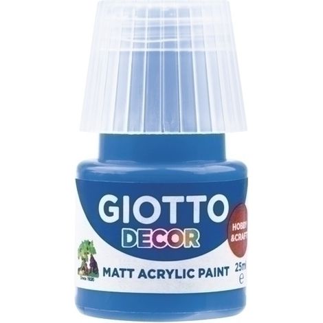 PINTURA ACRIL.GIOTTO 25 ml AZUL COBALTO - Pack de 6 unidades