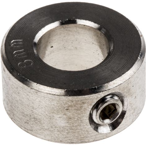 Bague d RS PRO, 8mm, Une pièce, en Acier inoxydable ( Prix pour Sachet de 2 )