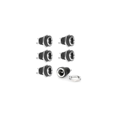 Einzelne DC-Buchse, 5,5 x 2,1 mm, 2-polige DC-Strombuchse, Einbauversion für DC-Stromversorgung. – Crezuo (1/4)