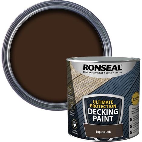 Ronseal Ultimate Protection Decking Paint English Oak 2.5 litre