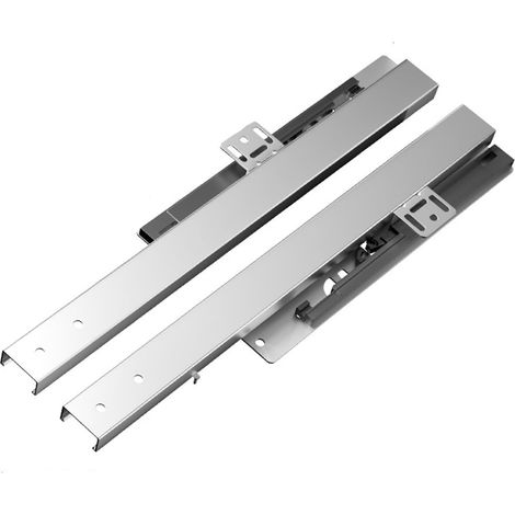 1 paire de glissières tiroir à montage sous plan, robustes, 30,5 cm (1/5)