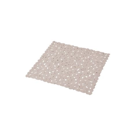 Fond de douche 52x52cm pvc uni taupe - 52x52cm - Taupe (1/3)