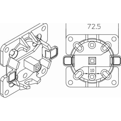 Schnellstütze Mo Max 30Nm CAME 001YM0114