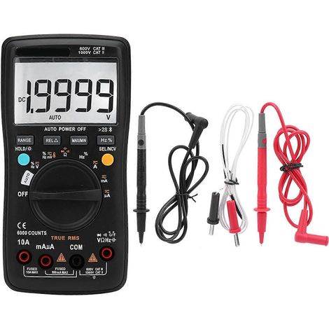ZT-300AB Drahtloses Digitalmultimeter True RMS AC/DC Widerstands-, Kapazitäts- und Temperaturmessgerät mit 6000 Messpunkten