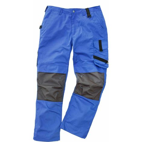 Excess Arbeitshose Champ, Gr. 60, blau/grau (1/3)