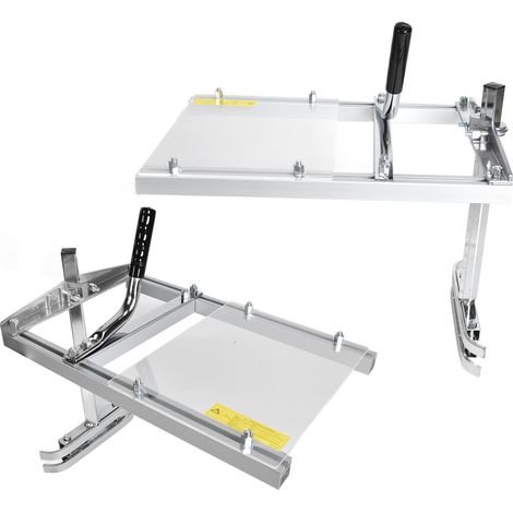 Scierie à chaîne 20 pouces, système de guidage portable sur rail, barre de fraisage pour le sciage de planches métalliques (1/5)
