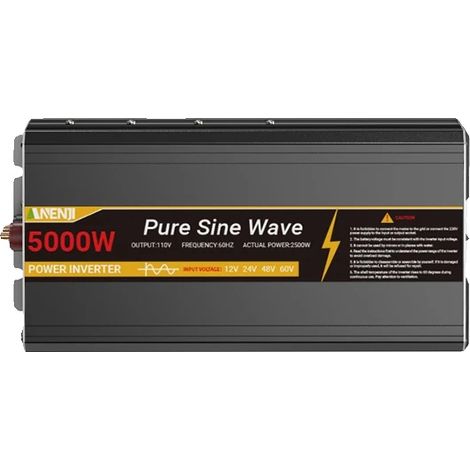 Onduleur, Onde Sinusoïdale Pure, Entrée 12V à 24V, 5000W, 24V (1/2)
