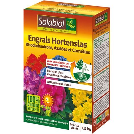 Dünger für Hortensien und Rhododendren 1,5 kg - Solabiol