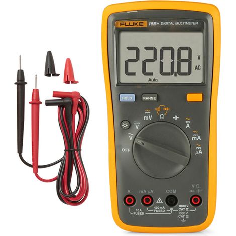 Multimètre numérique 4000 points – Tension AC/DC jusqu'à 1000V – Courant jusqu'à 10A – Résistance jusqu'à 40MΩ – Test de continuité (1/5)