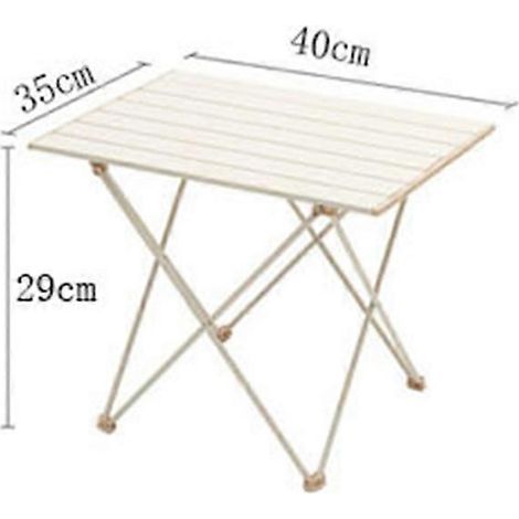 Table de camping pliante ultralégère en aluminium, table de pique-nique portable, bureau, mobilier de randonnée robuste et durable
