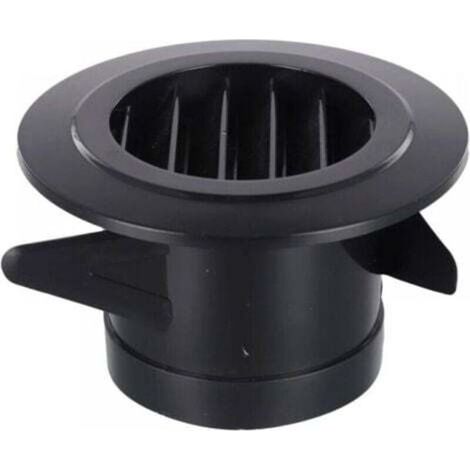 Grille de ventilation avec panneau amovible conçu pour une utilisation au mur ou au plafond, fabriqué en plastique ABS (75 mm)