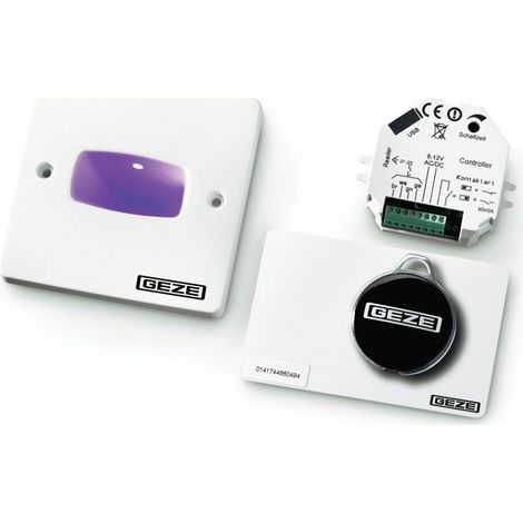 Sistema di controllo accessi SecuLogic GCER 100 bianco IP 66 Lettore RFID da parete / incasso