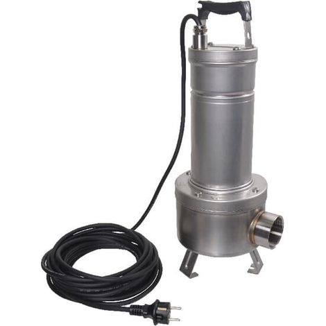 Bomba de evacuación DAB FEKA VS550M-NA SIN flotador, acero inoxidable, elevación de aguas cargadas a Vórtice, monofásica, 0,55 kW Jetly