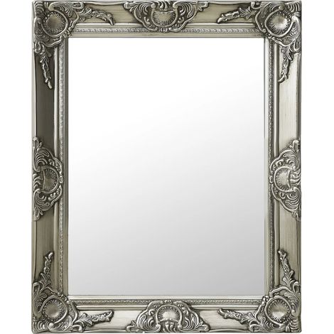 Maison Exclusive - Specchio da Parete Stile Barocco 50x60 cm Argento