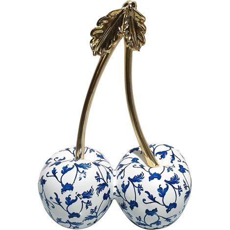 Signes Grimalt Figura Figuras  Cerezas Pop Art Lila 10x17x25cm 37350