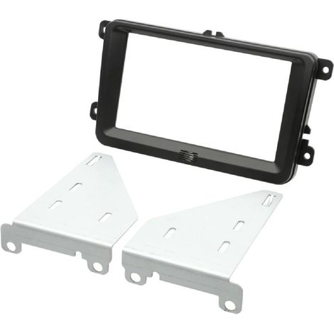 Kit Facade Autoradio KA261C compatible avec Seat Skoda VW - noir