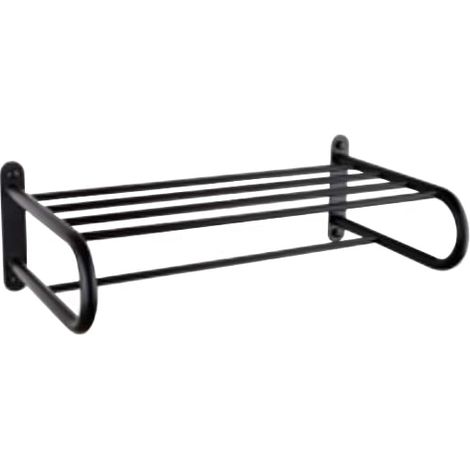 Etagère porte-serviettes TITO en laiton massif noir mat - 48,5 x 27 x h 15 cm - Koh-i-Noor