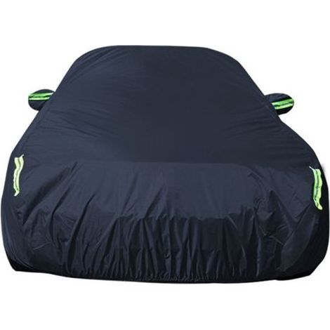 Housse de voiture berline XXL 510 x 175 x 120 cm en polyester 190T avec tissu Oxford 420D renforcé, protection solaire, protection antigel, housse imperméable contre la pluie et la poussière, couvertu (1/5)