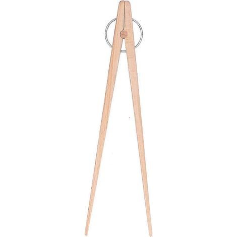 Pinces à pain, pinces de cuisine en bois pour la cuisson des aliments, salades et fruits, ustensile de cuisine (1/5)