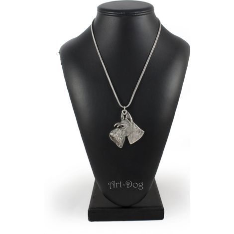 Terrier escocés, terrier de Aberdeen I - collar para perro, colgante de perro en una cadena de plata, joyería única de Art-Dog (1/5)