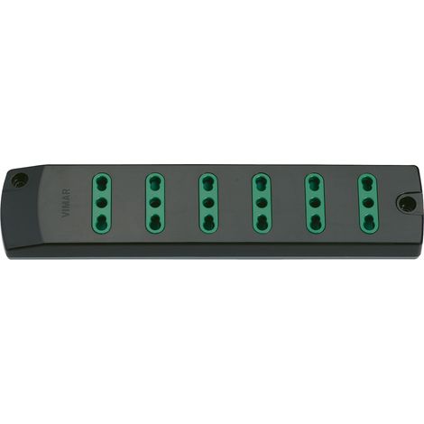 VIMAR - 00406.NC Multiprise 6P17/11 noire