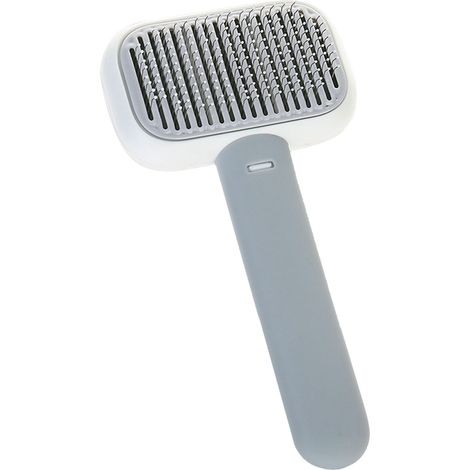 Cepillo autolimpiante Toivize para perros y gatos: cepillo anti-pelo flotante con cabezales de masaje de ABS antibacteriano.