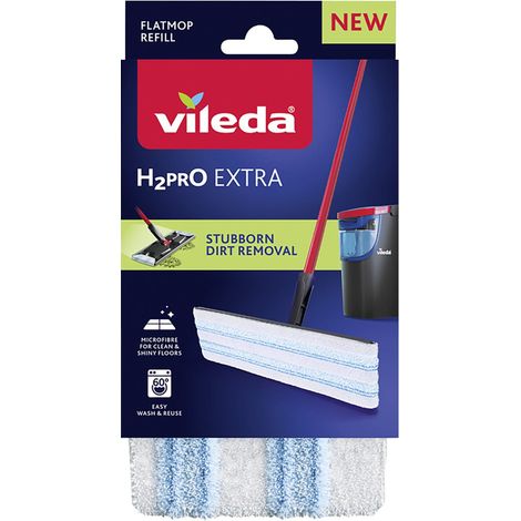 Vileda 175787 Vileda H2PRO EXTRA Flat Mop Ersatzbezug Wischbezug  1 St.