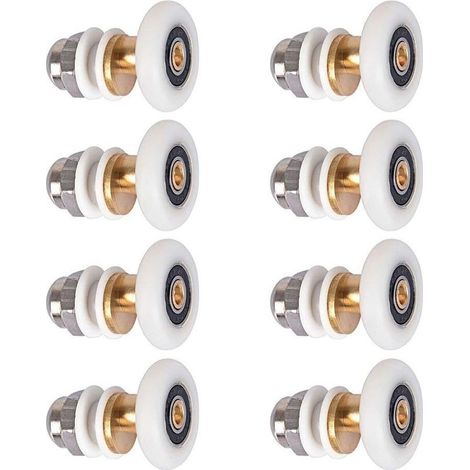 Shower Door - Shower Door Roller Sliding Rollers Door Roller Spare Wheel 8pcs 23mm (1/5)