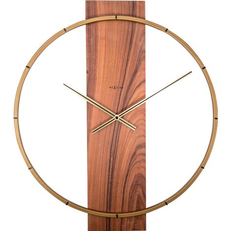 NeXtime Wanduhr 3195BR 50,8 x 28,2 cm Innenbereich (1/5)