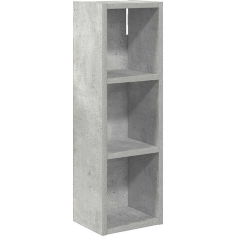 Armoire De Toilette - Armoire murale de salle de bain Gris Béton 20 x 16 x 62,5 cm fr652 - Maison La Vie (1/5)