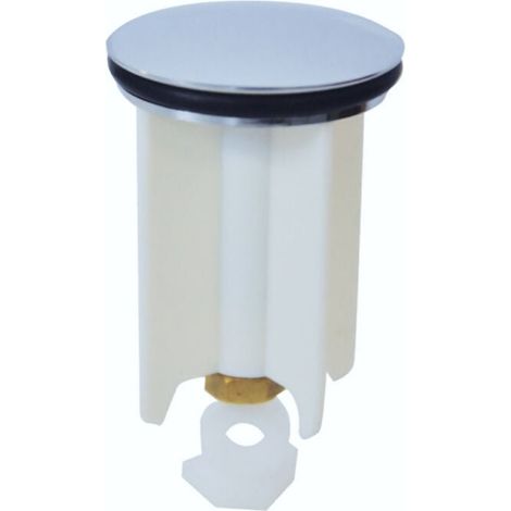 Clapet vidage baignoire diamètre 39 mm, inviolable chromé (1/2)