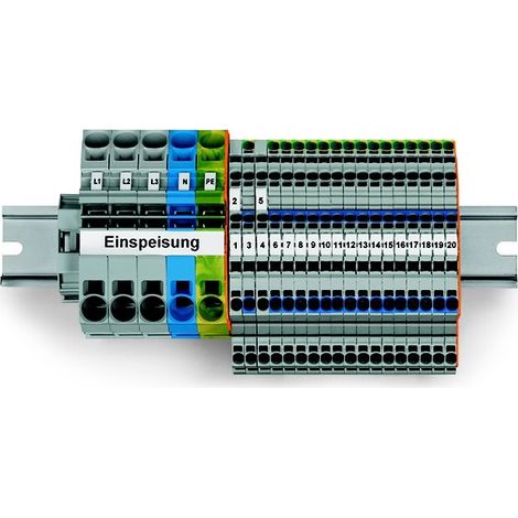 WAGO Hauptverteiler Set 821-123 FI/LS TOBJOB S (1/2)