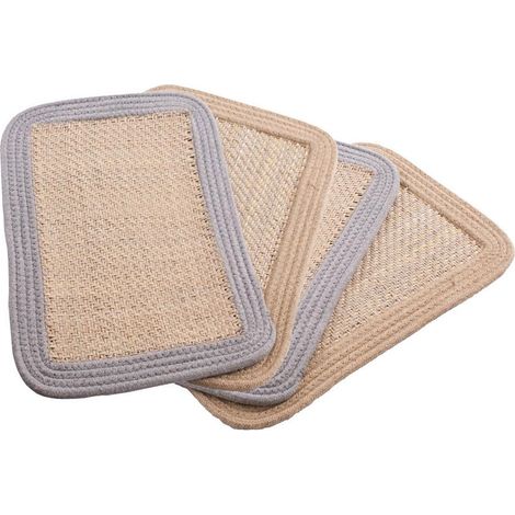 Set de table petit-déjeuner en corde, 30x45 cm