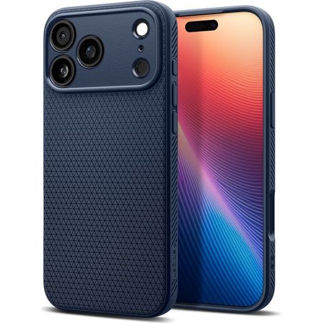 Spigen Liquid Air Hülle für iPhone 17 Pro Max – Blau (1/5)