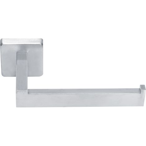 Porte-rouleau mural en acier inoxydable, étagère à papier toilette pour salle de bain (1/5)