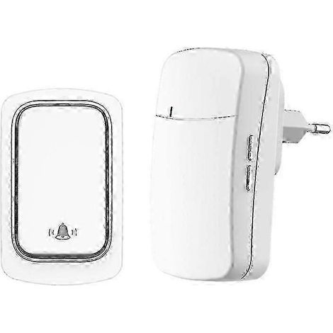 Sonnette sans fil autonome, sans pile, étanche, compatible avec une utilisation extérieure et intérieure. (1/5)