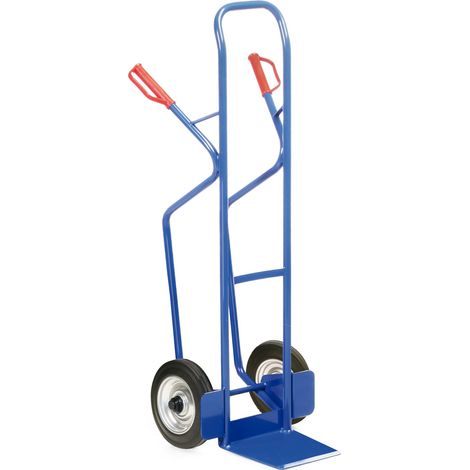 Bako Logistiksysteme Stahlrohr Stapelkarre 350kg Traglast Rollenlager Vollgummi 250x60mm