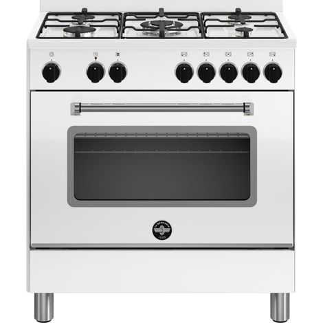 La Germania AMN855EBV-24 Americana Cucina 80x50 cm 5 Fuochi Gas Forno Elettrico 75 L 9 Funzioni Classe A colore Bianco (1/2)