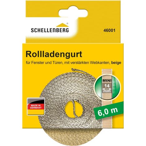 sangle de volet roulant Mini 14 mm, 6 m, beige (1/3)