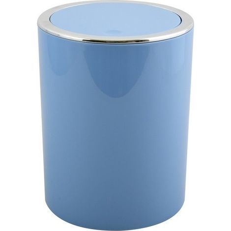 Poubelle à bascule KAMAKA 6L Bleu Pastel MSV