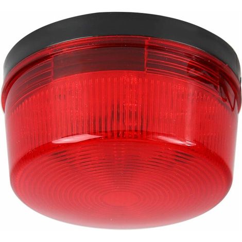 Haute 15 LED rouge stroboscopique d'urgence clignotant signal d'avertissement de trafic lumière clignotante pour lumière d'alerte intérieure ou utilisation de nouveauté(24V) (1/5)