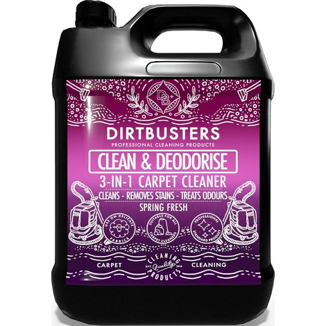 Nettoyant Désodorisant Concentré 3 en 1, pour Tapis Tissus 5L (1/5)
