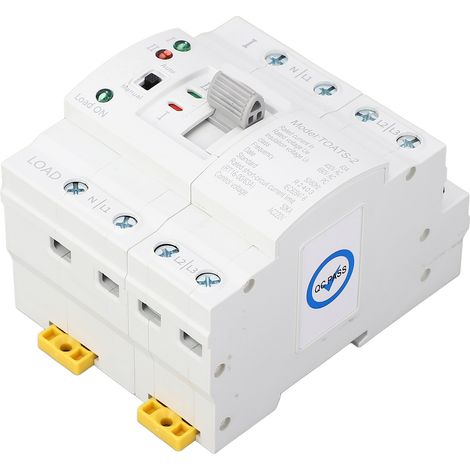 Interrupteur de transfert automatique 4P 63A avec double alimentation pour groupe électrogène domestique 220V (1/5)
