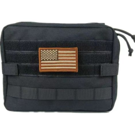 noir Trousse médicale tactique d'extérieur, kit de survie multifonctionnel, trousse de premiers secours, sac de rangement pour outils d'extérieur pour passionnés de matériel militaire (1/5)